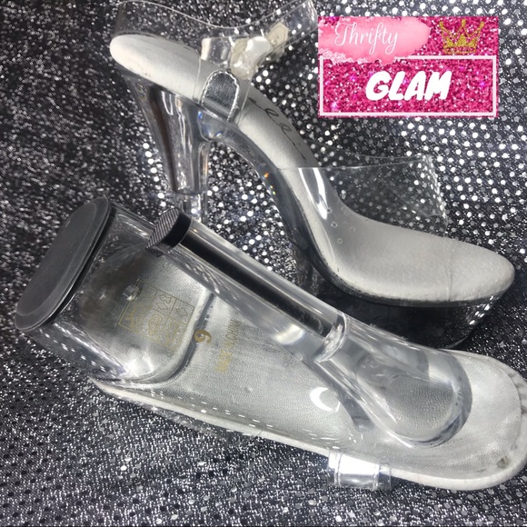 Shoes - Exotic/Stripper 6 Inch Clear Heels